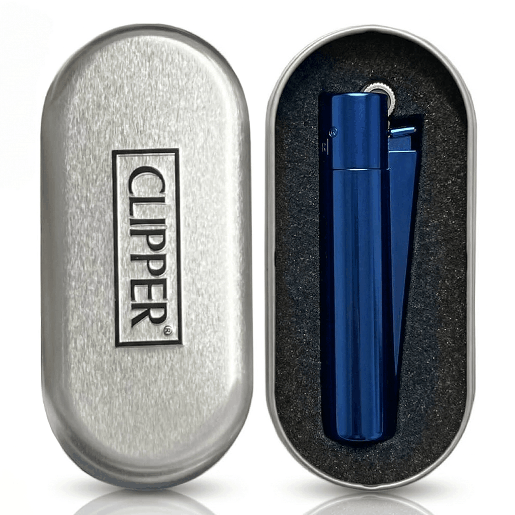 Clipper Metal DEEP BLUE with giftbox 